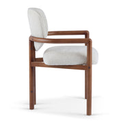 Upholstered Arm Dining Chairs (Set of 2)