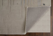 Anya Transitional Abstract, Ivory/Blue/Gray