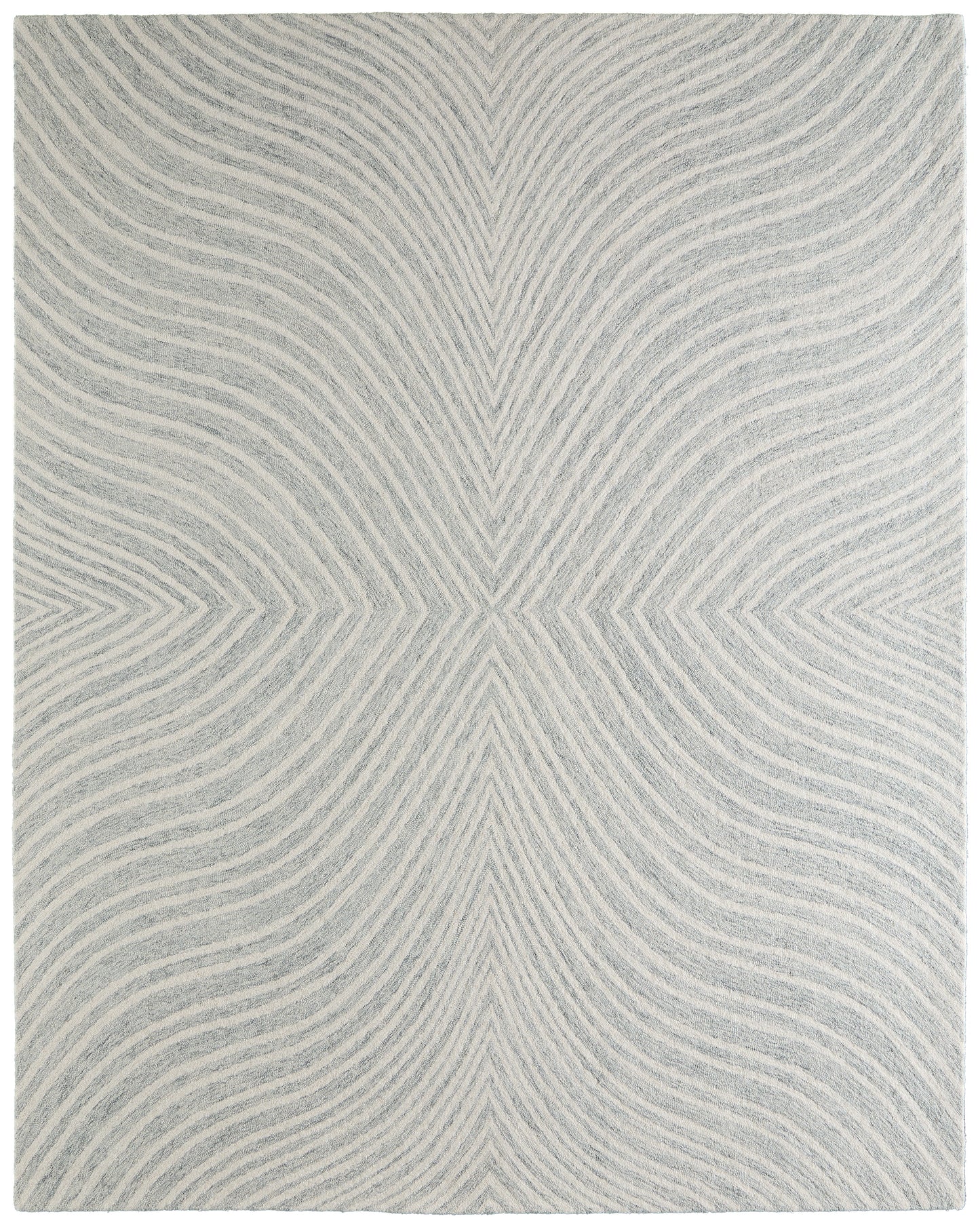 Wallace Modern Abstract, Gray/Ivory