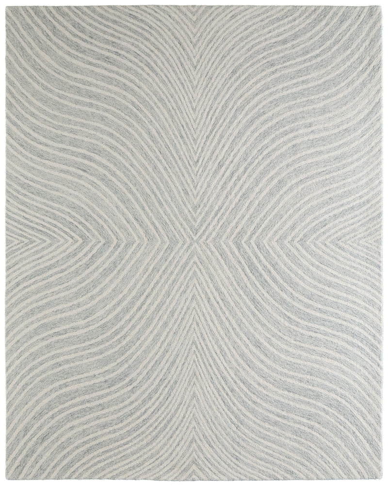 Wallace Modern Abstract, Gray/Ivory