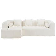 Sectional Free Combined Sofa With 2 Side Pockets