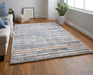 Switch Mynka Transitional Stripes, Ivory/Blue/Orange 3 image