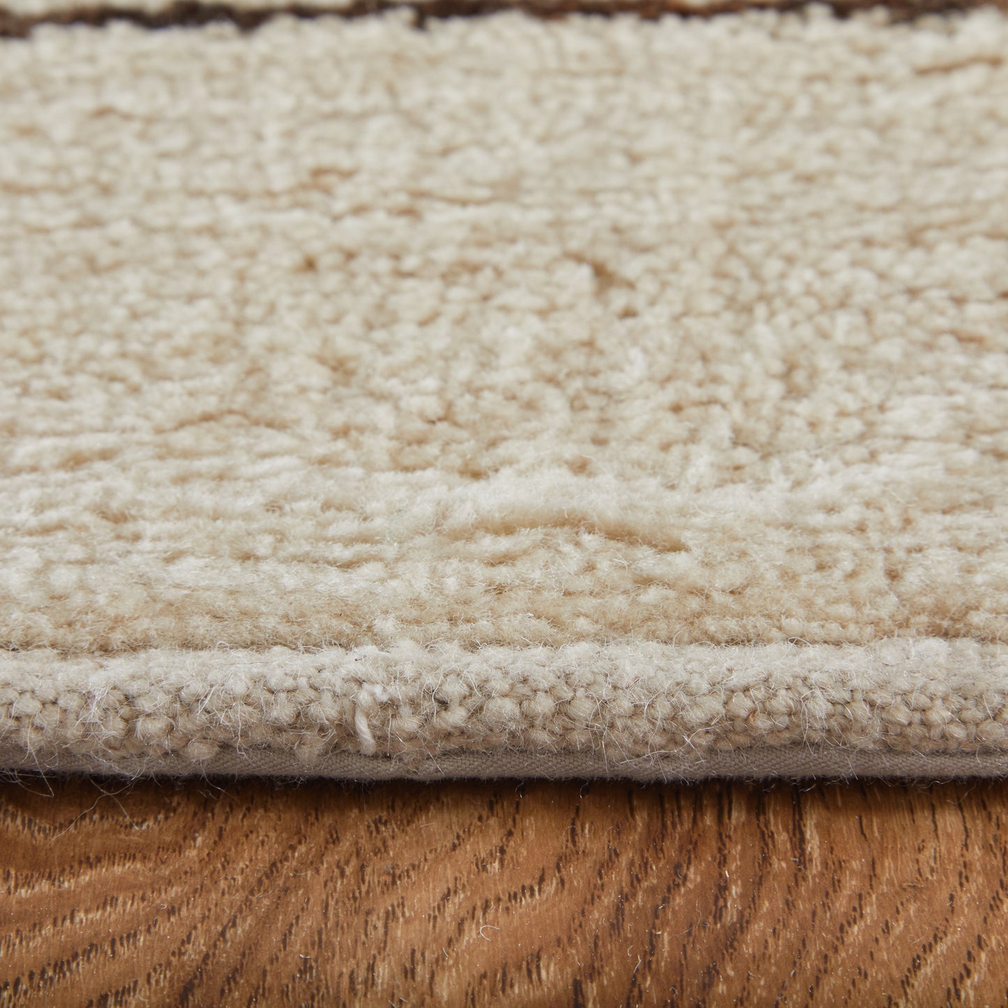 Agape Modern Abstract, Ivory/Brown