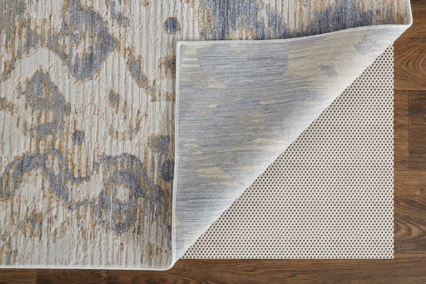 Laina Transitional Gradient & Ombre, Tan/Ivory/Blue