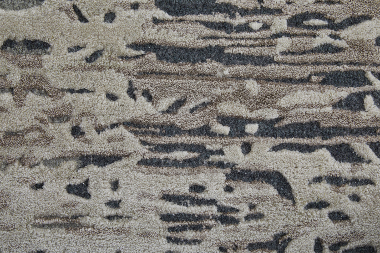 Zarah Modern Abstract, Brown/Tan/Black
