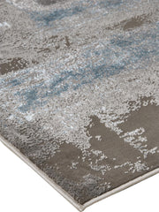 Azure Modern Abstract, Gray/Ivory/Blue