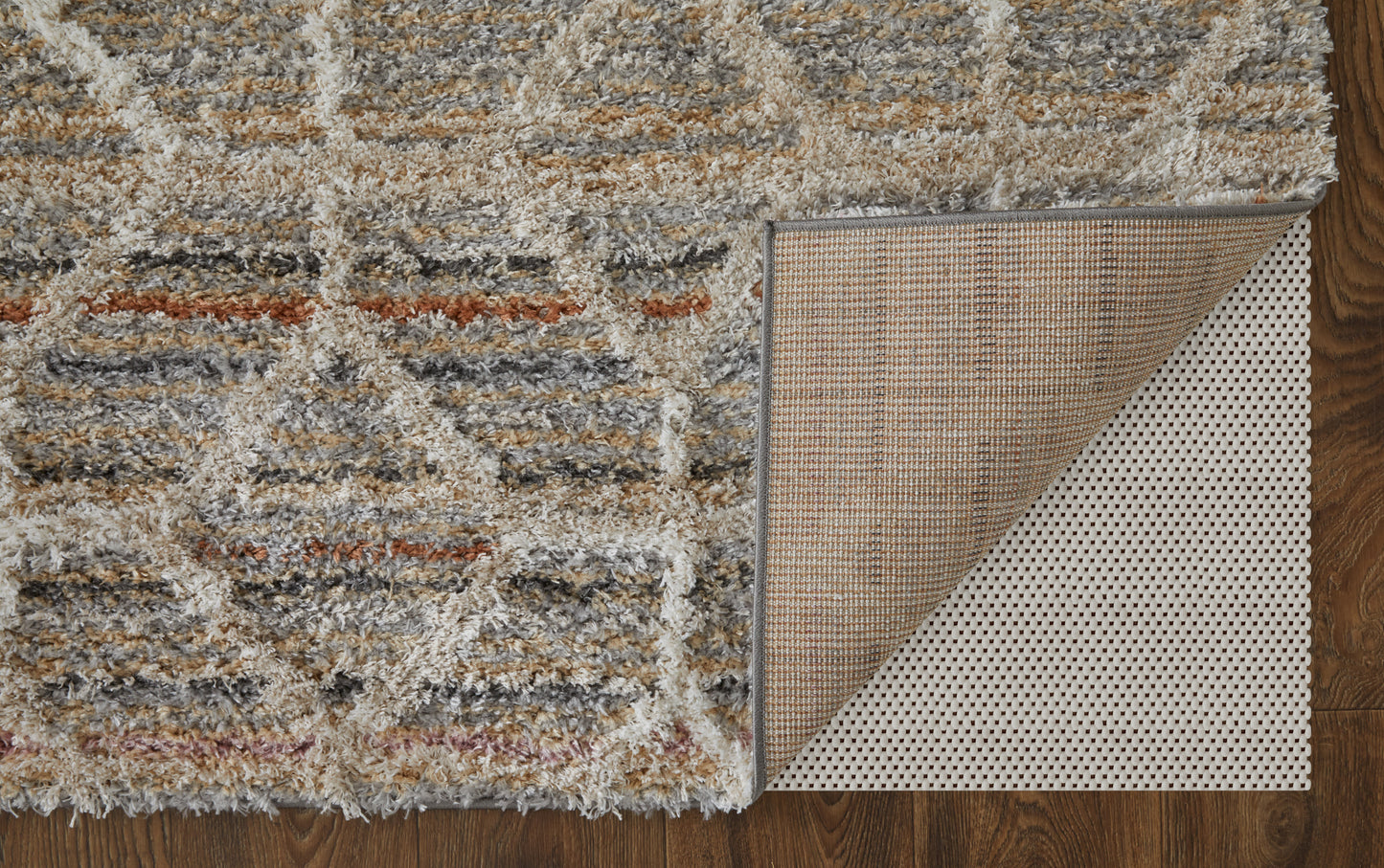 Mynka Transitional Diamond, Tan/Taupe/Ivory