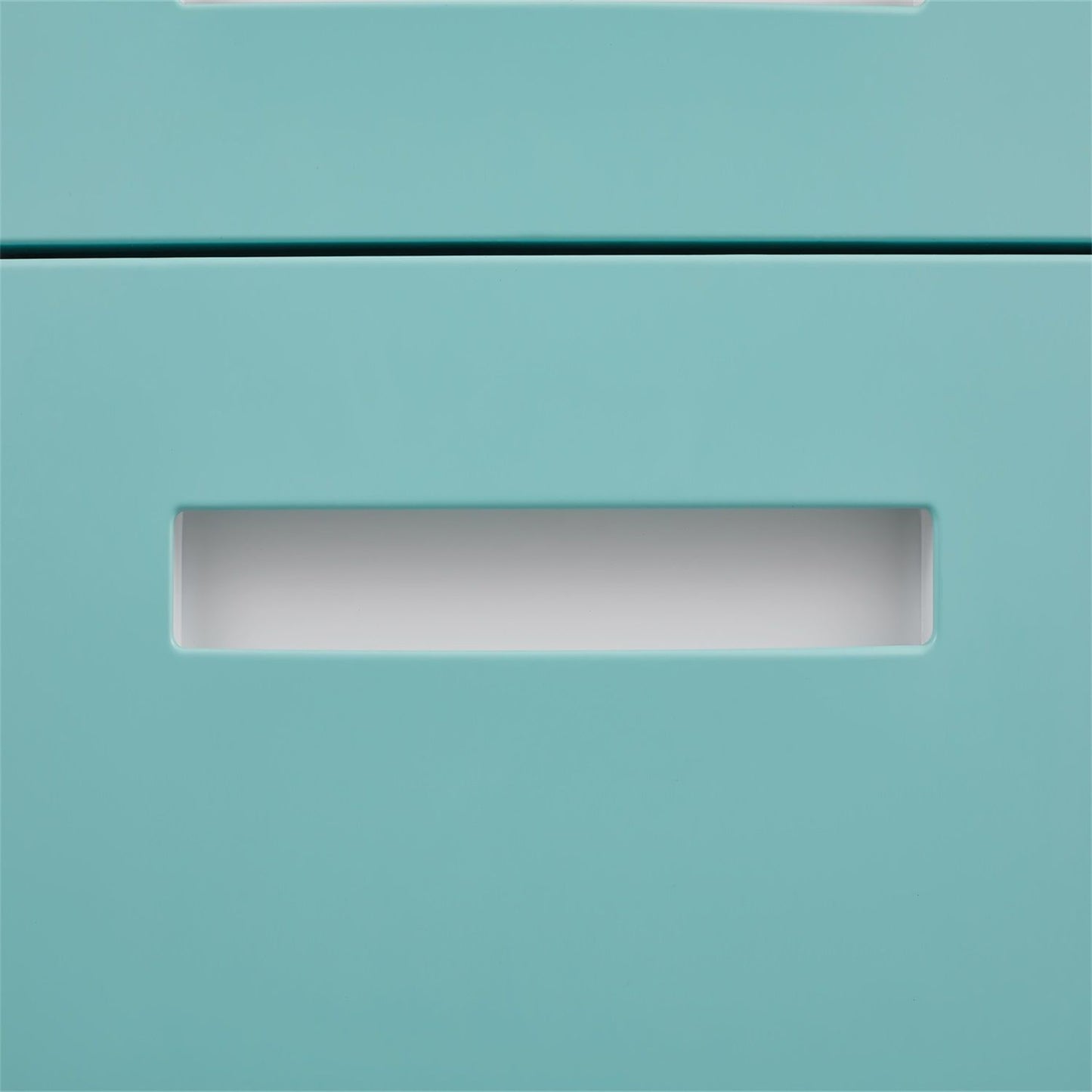 3 Drawer Mobile File Cabinet Under Desk Office, Simple Style Versatile Storage Cabinet For Legal / Letter / A4 Files, 5 Wheel Design Anti-Tilting Cold Rolled Steel Waterproof Moisture-Proof
