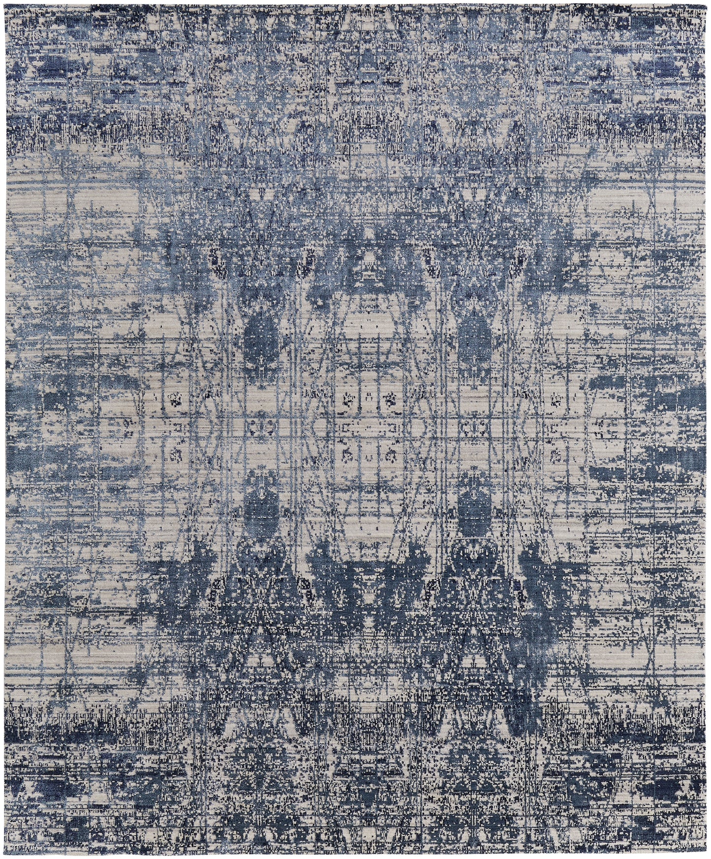 Eastfield Modern Abstract, Blue/Ivory