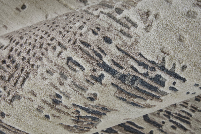 Zarah Modern Abstract, Brown/Tan/Black
