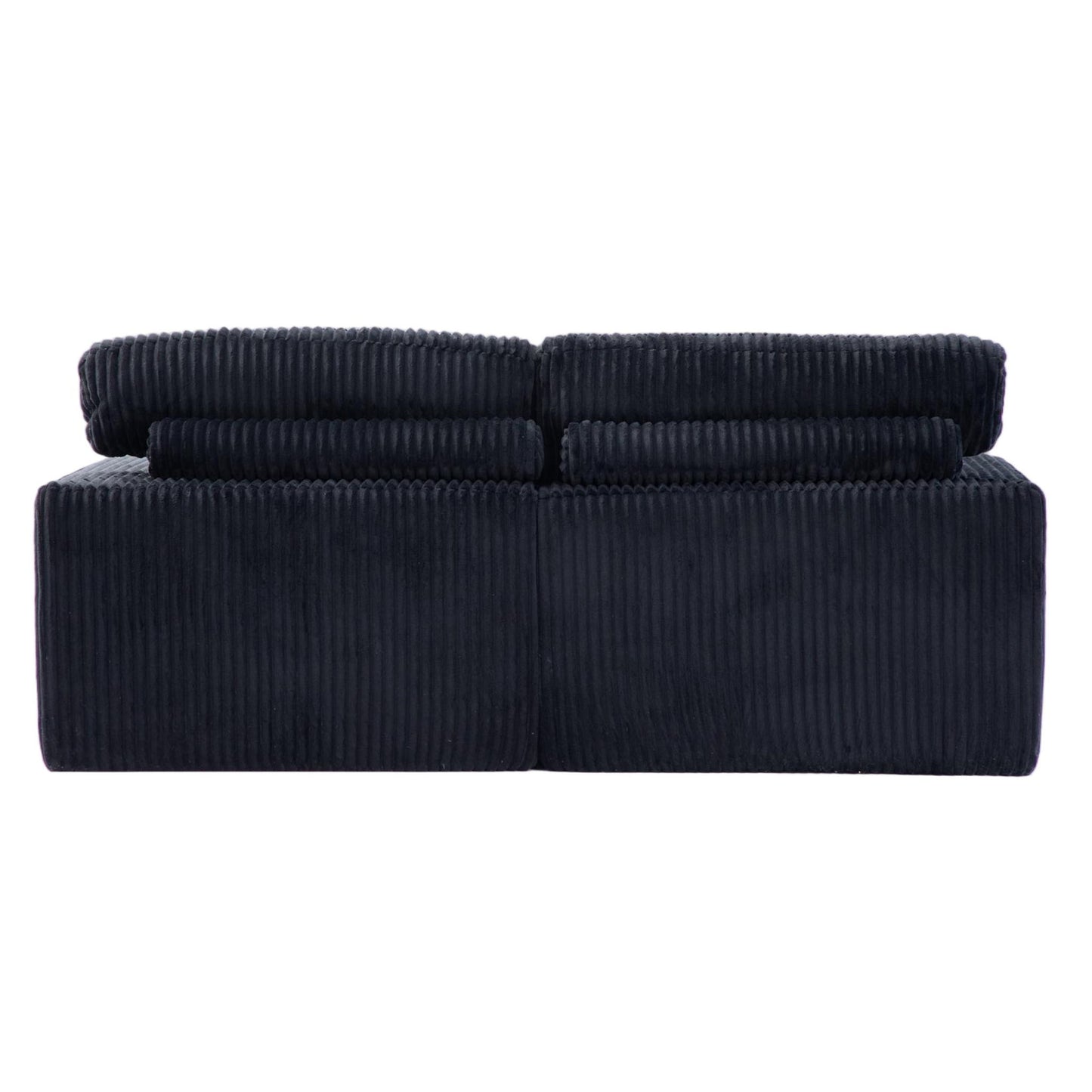 Double Chaise Lounge Chair, Oversized Upholstered Sleeper Cloud Couch