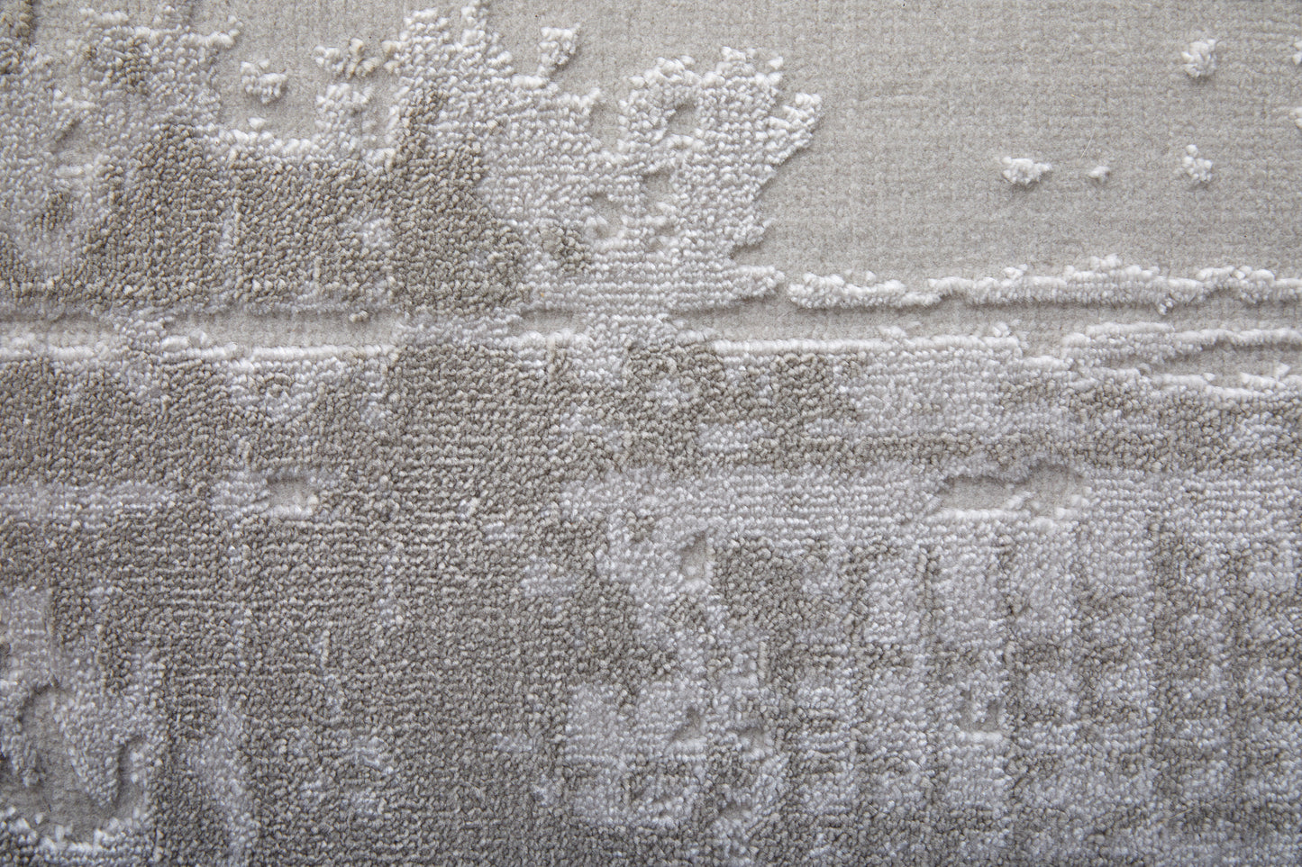 Prasad Modern Abstract, Ivory/Taupe/Silver
