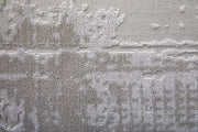 Prasad Modern Abstract, Ivory/Taupe/Silver