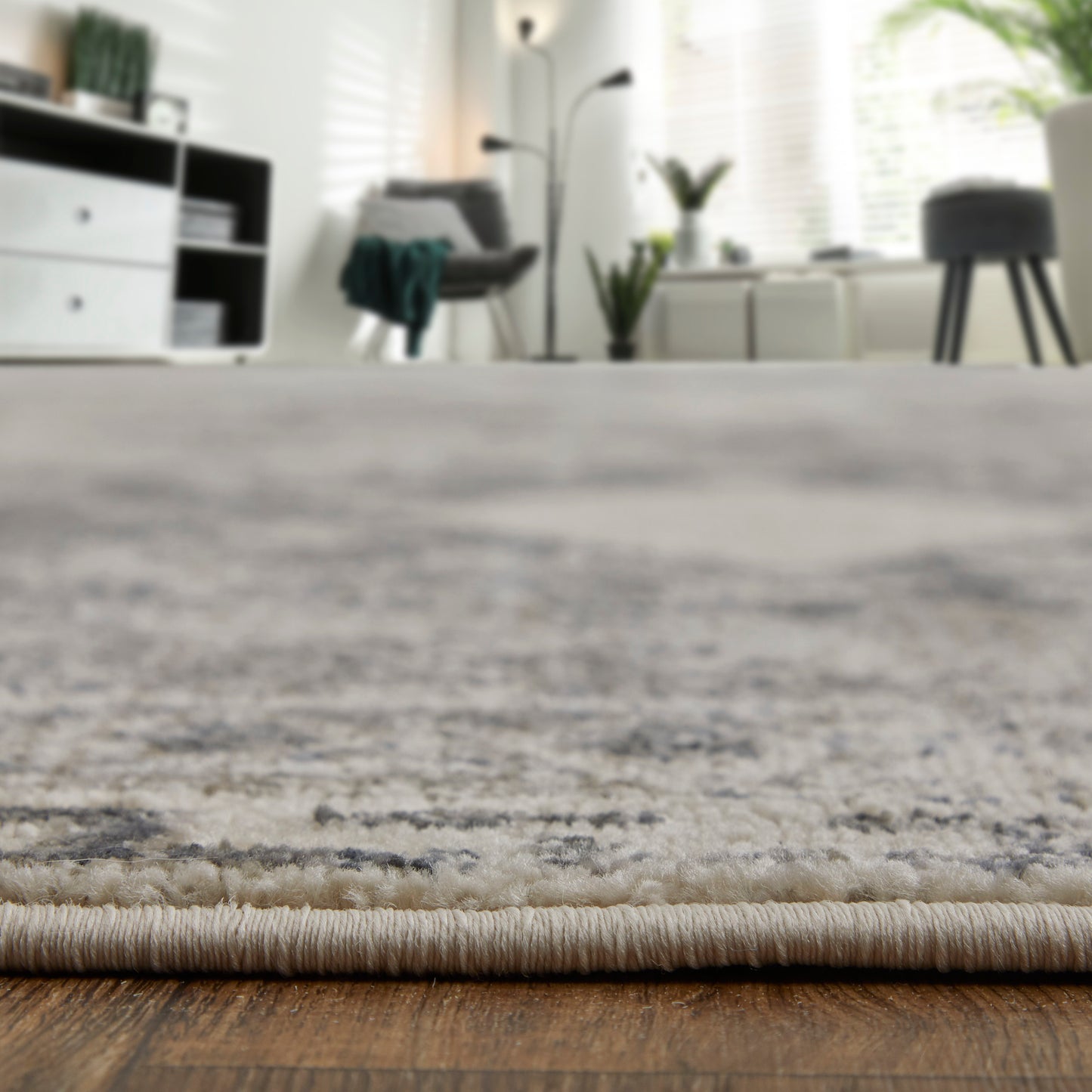 Kano Transitional Distressed, Ivory/Taupe/Gray