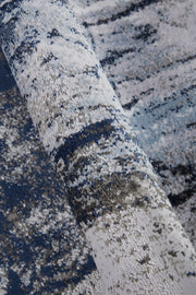 Gaspar Modern Abstract, Blue/Gray/White