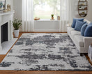 Switch Zarah Modern Abstract, Ivory/Gray/Blue 2 image