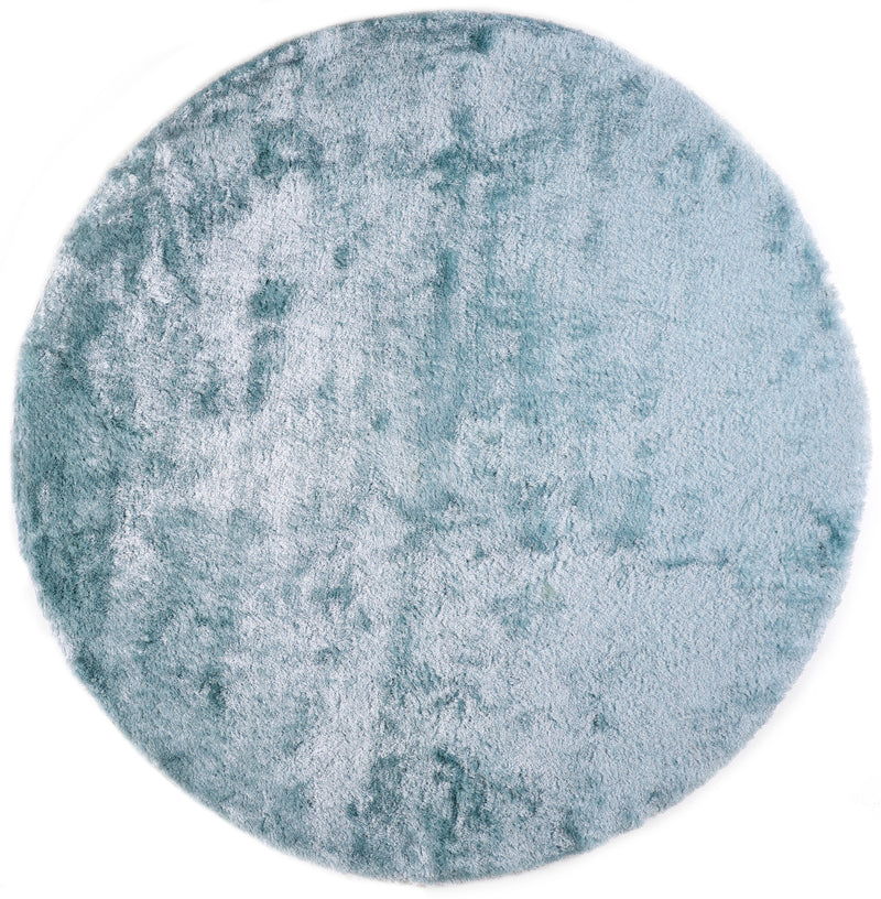 Indochine Modern Solid, Blue/Silver