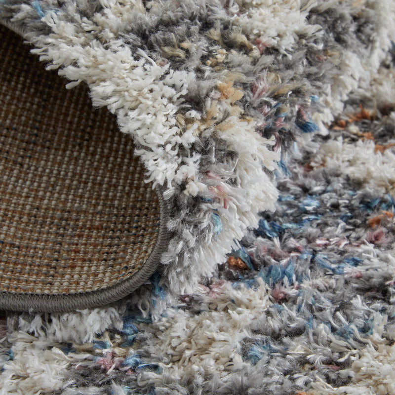 Mynka Transitional Diamond, Ivory/Gray/Taupe