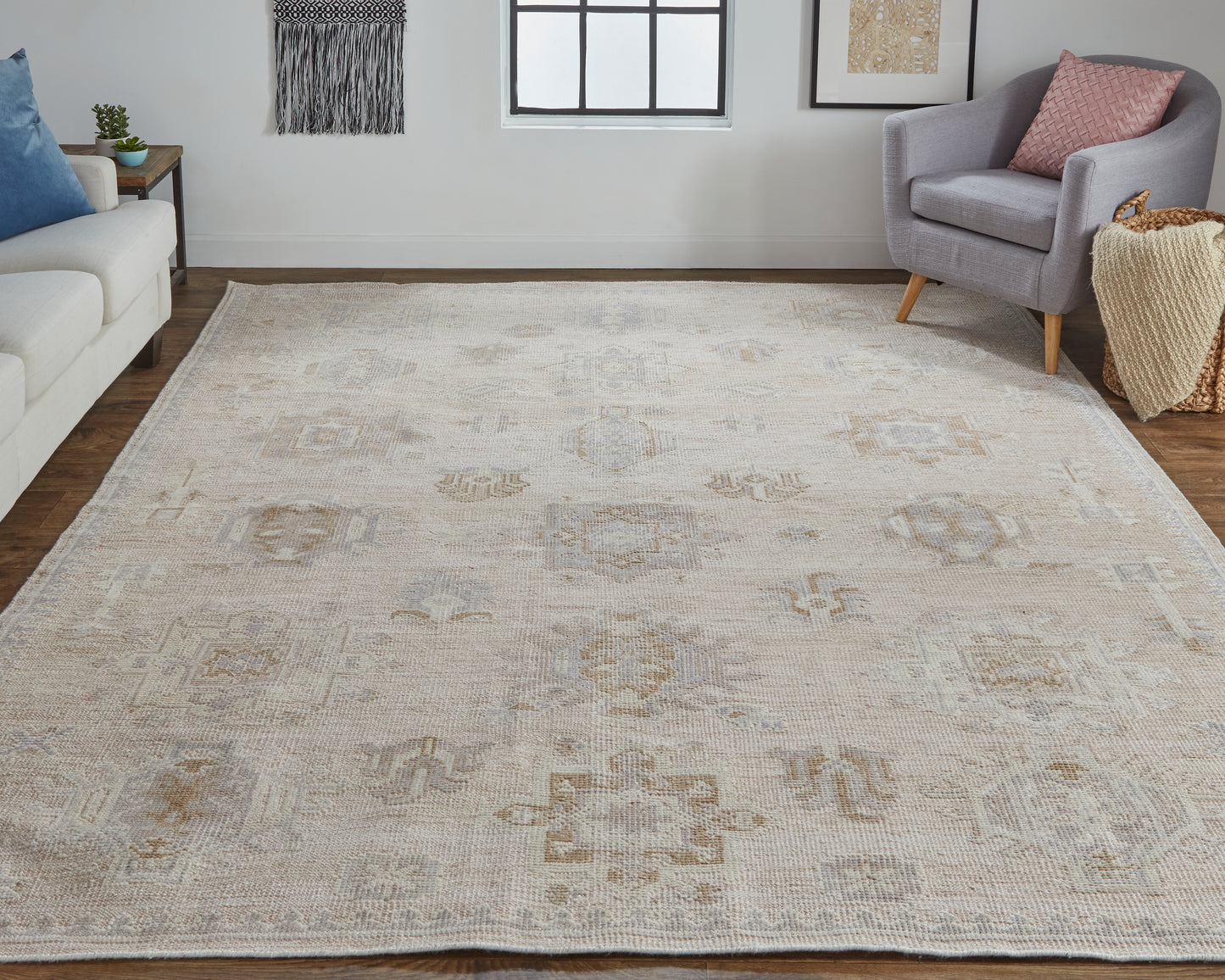 Wendover Transitional Oriental, Tan/Brown
