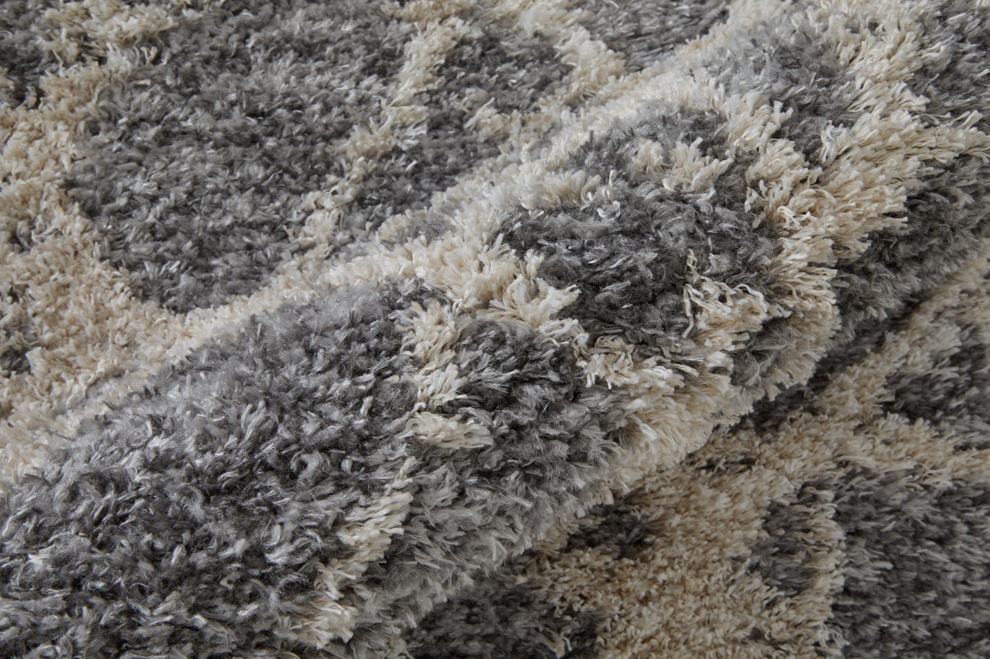 Mynka Transitional Abstract, Gray/Ivory