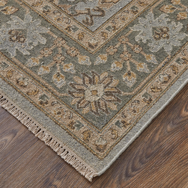 Corbitt Traditional Oriental, Blue/Gold/Gray