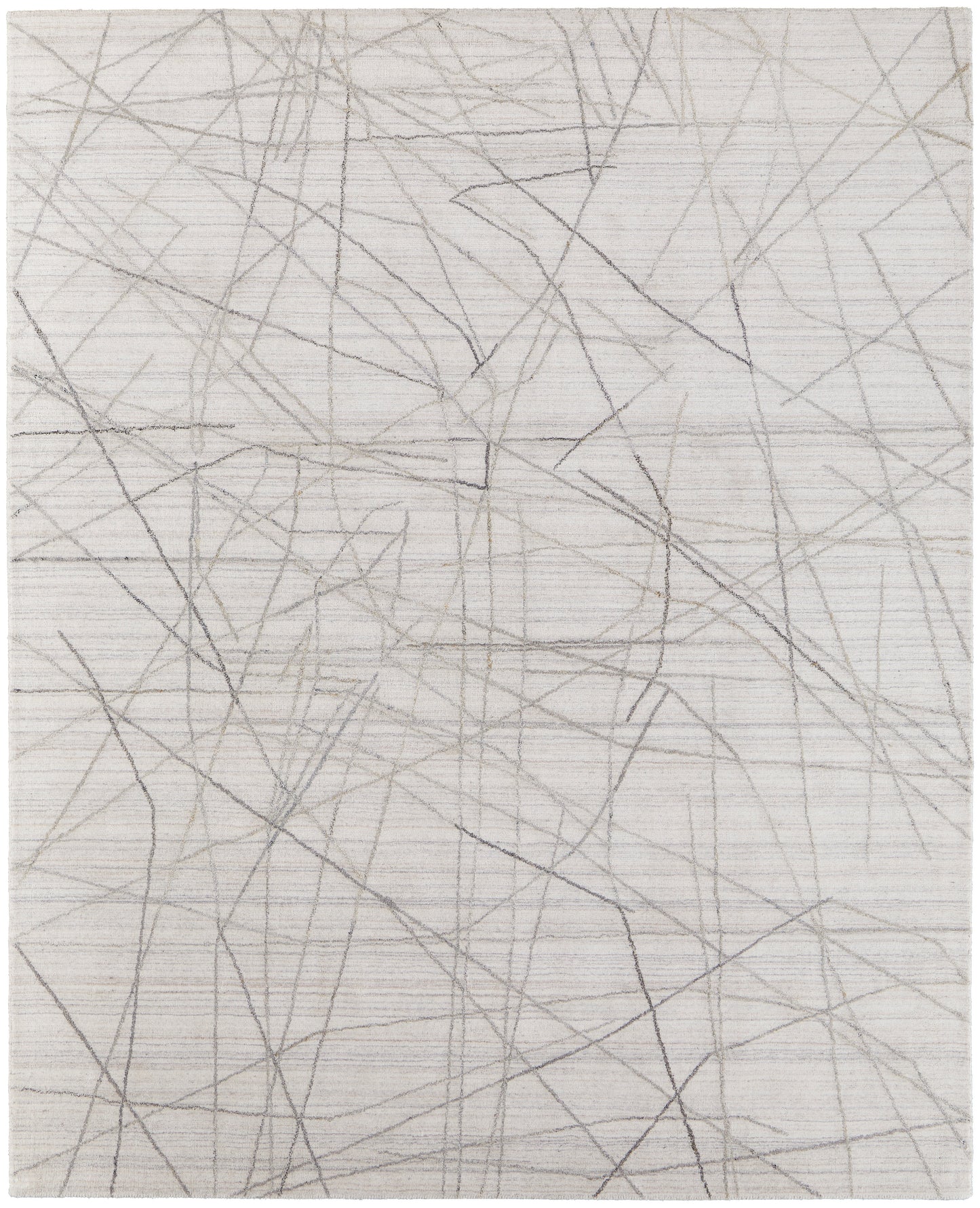 Whitton Modern Abstract, Ivory/Gray