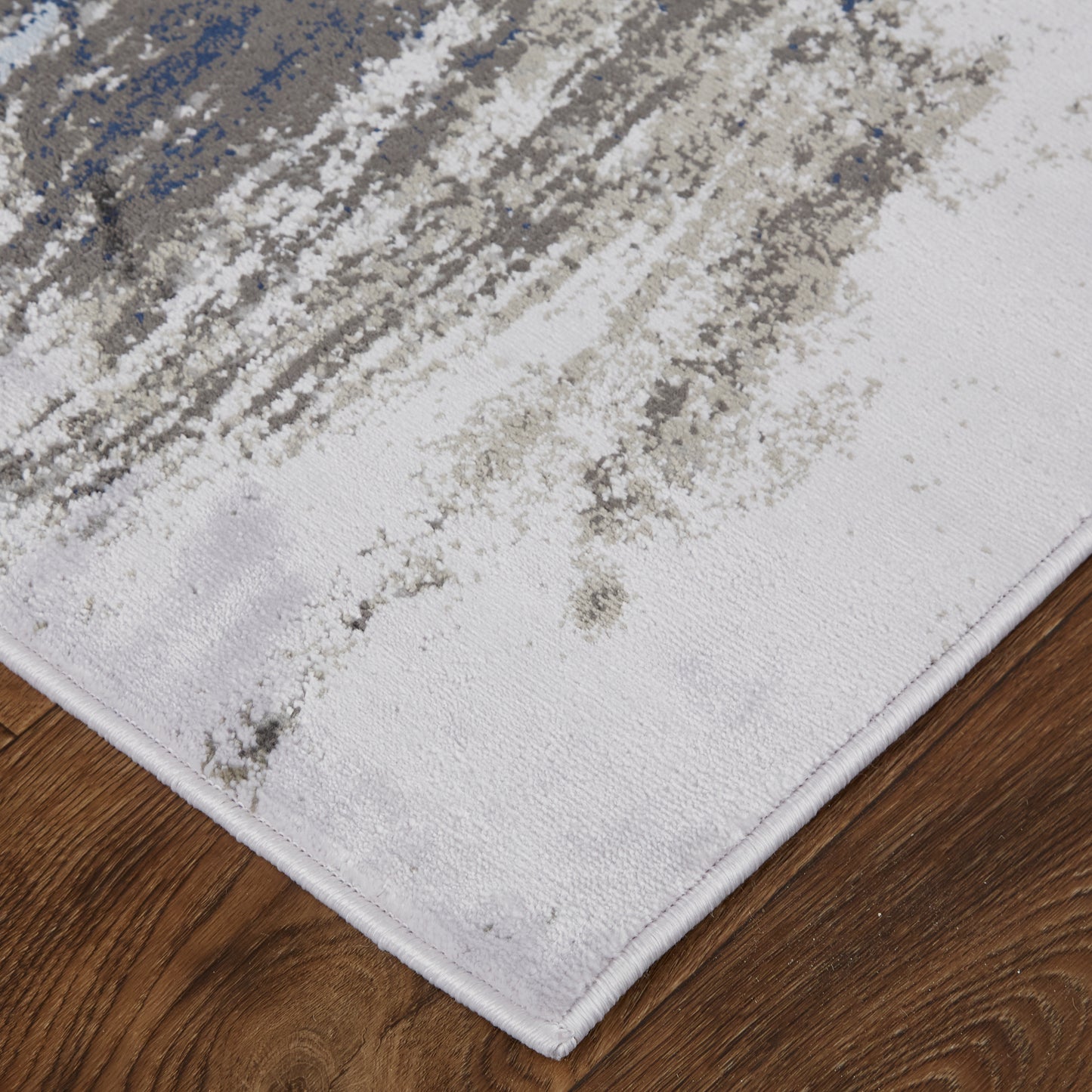 Gaspar Modern Abstract, Blue/Gray/White