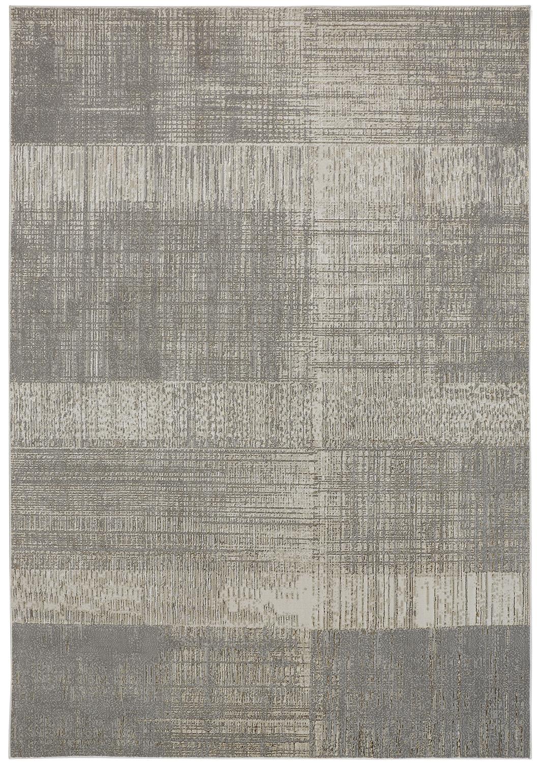 Aura Modern Abstract, Gray/Ivory