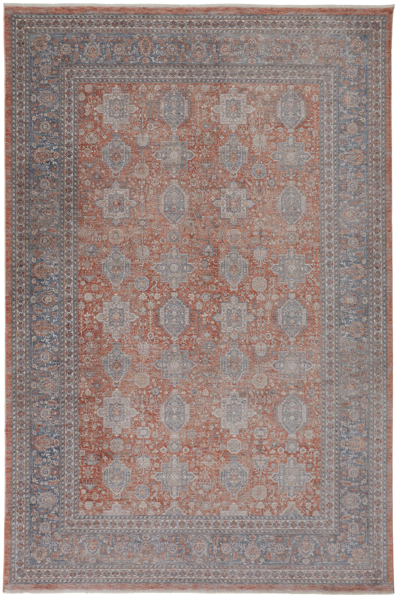 Marquette Transitional Oriental, Red/Orange/Blue