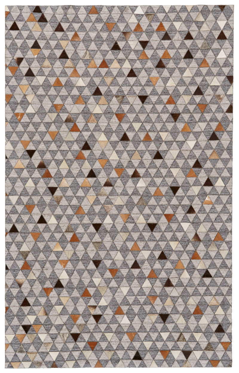 Fannin Transitional Geometric, Gray/Ivory/Brown