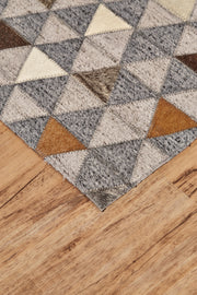 Fannin Transitional Geometric, Gray/Ivory/Brown