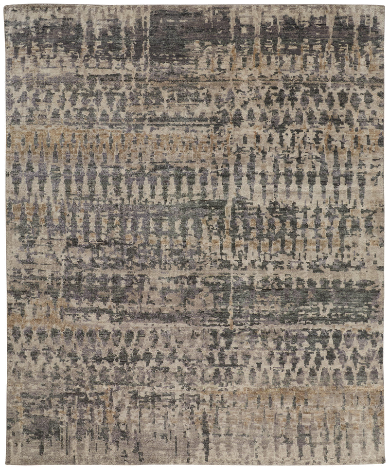 Palomar Transitional Abstract, Tan/Taupe