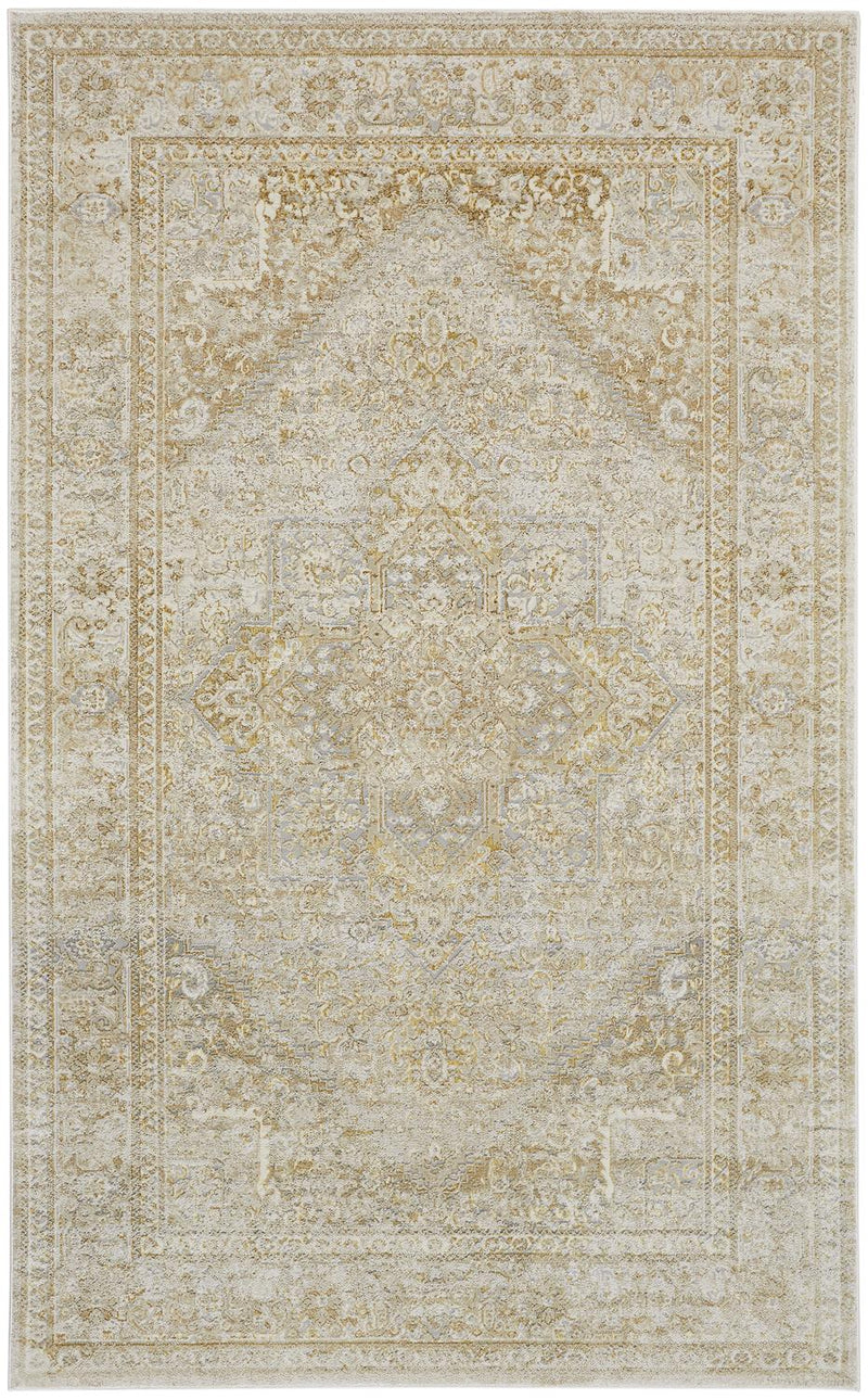 Aura Modern Oriental, Ivory/Gold