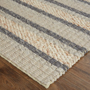 Berkeley Transitional Stripes, Ivory/Tan/Gray