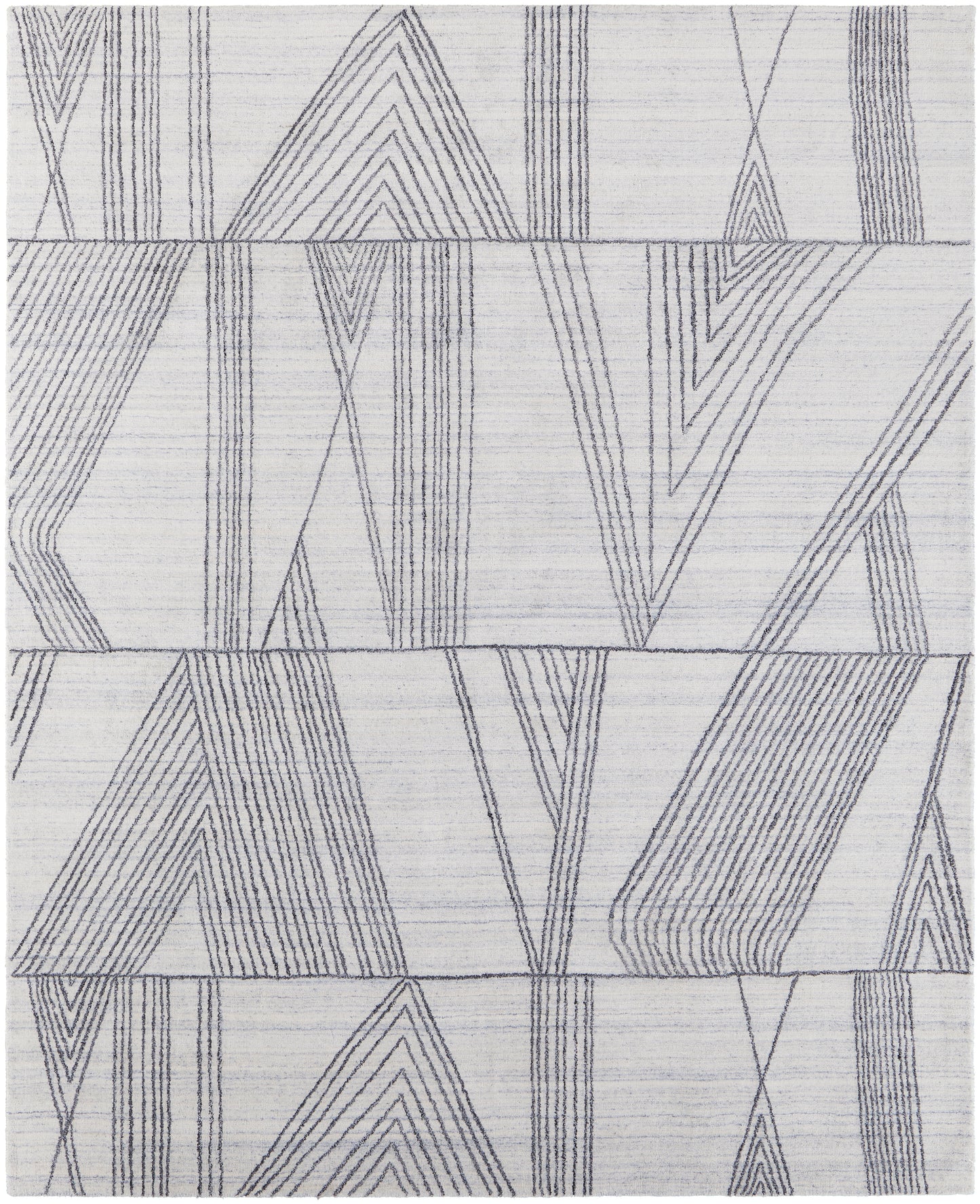 Whitton Modern Abstract, Ivory/Black