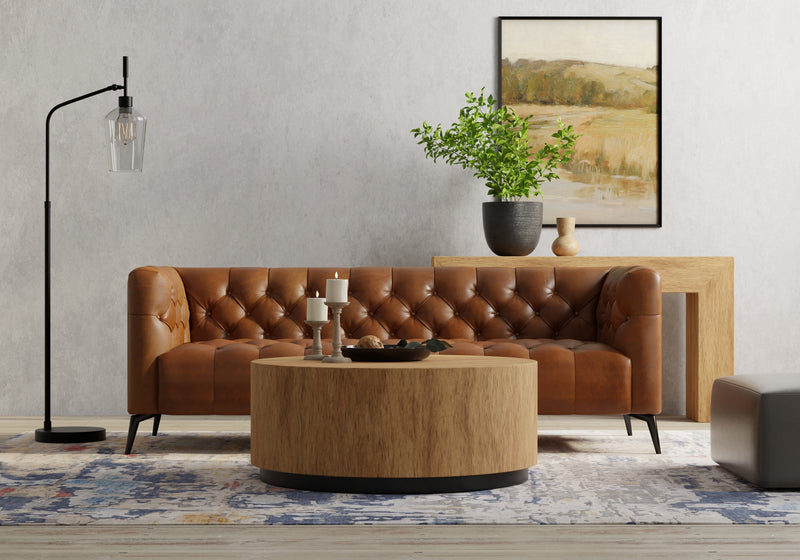 Sonora Modern Abstract, Tan/Blue/Gray