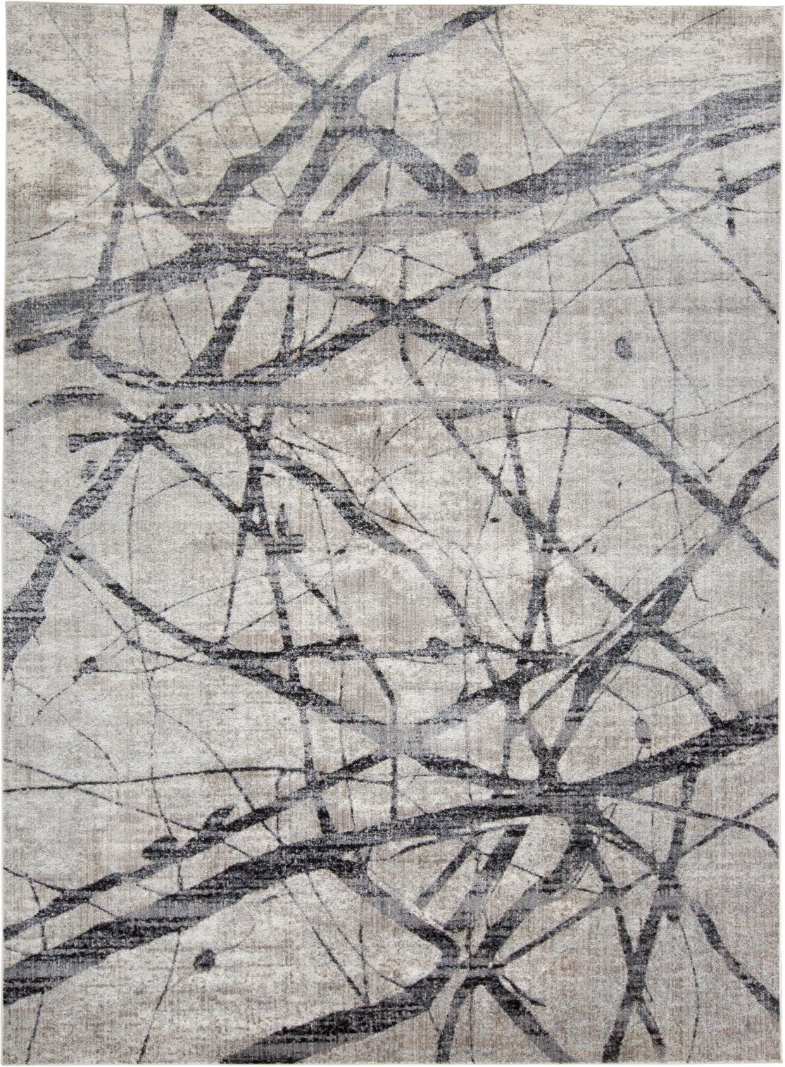 Kano Transitional Abstract, Taupe/Gray/Ivory