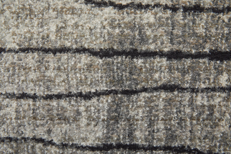 Kano Transitional Abstract, Gray/Black/Taupe