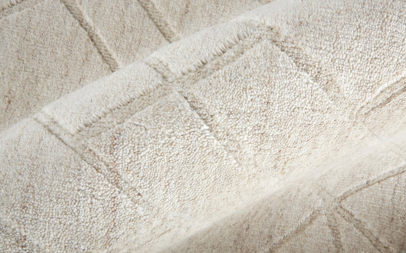 Redford Transitional Solid, Ivory/Gray
