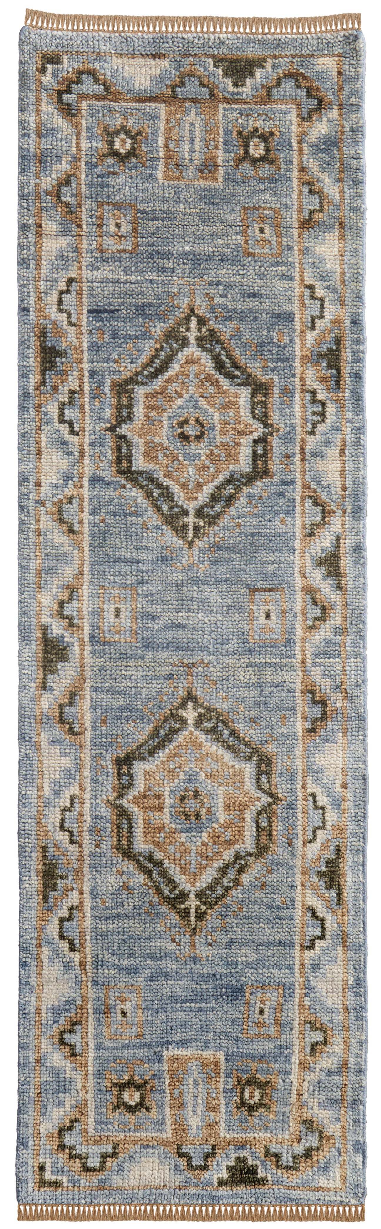 Fillmore Traditional Medallion, Blue/Green