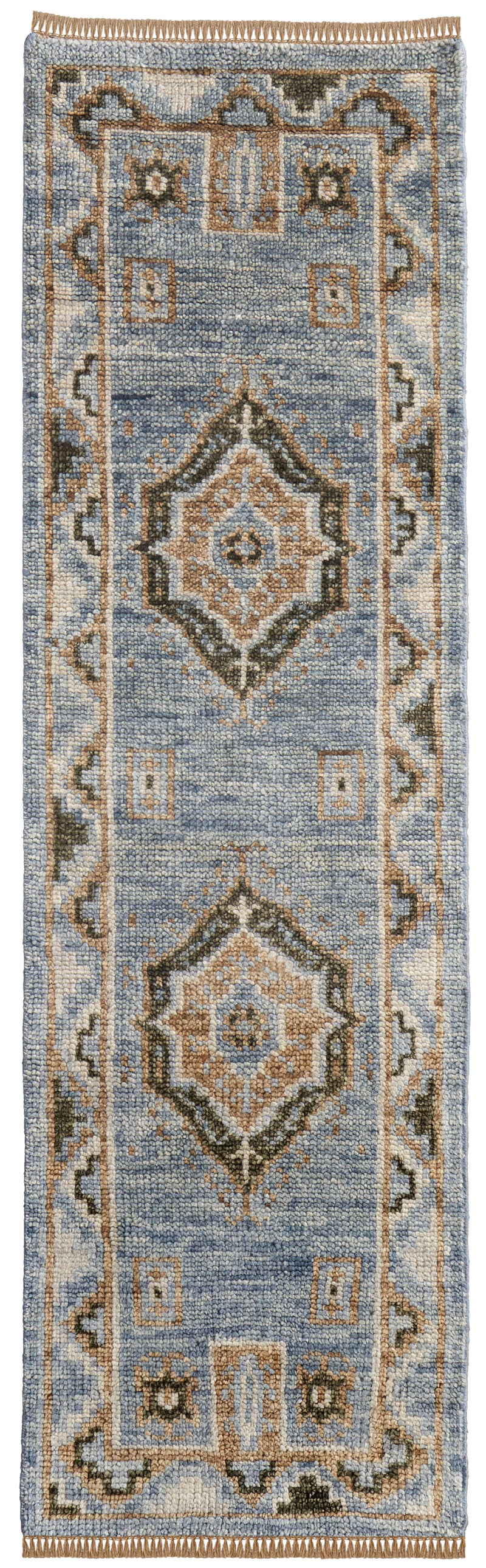 Fillmore Traditional Medallion, Blue/Green