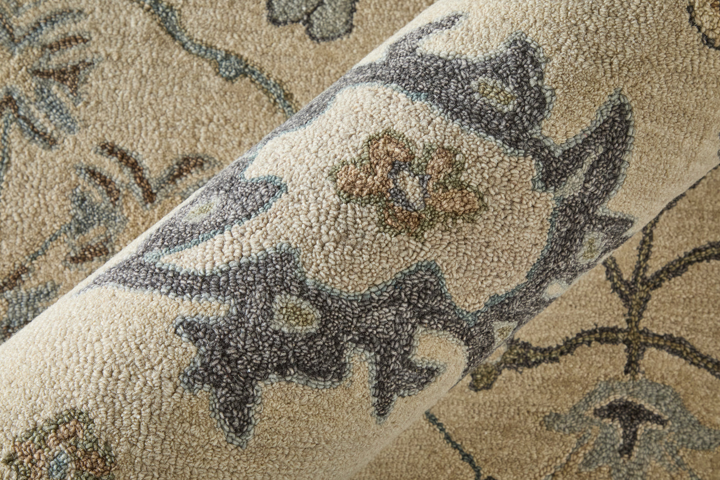 Springfield Transitional Floral & Botanical, Ivory/Tan/Gray