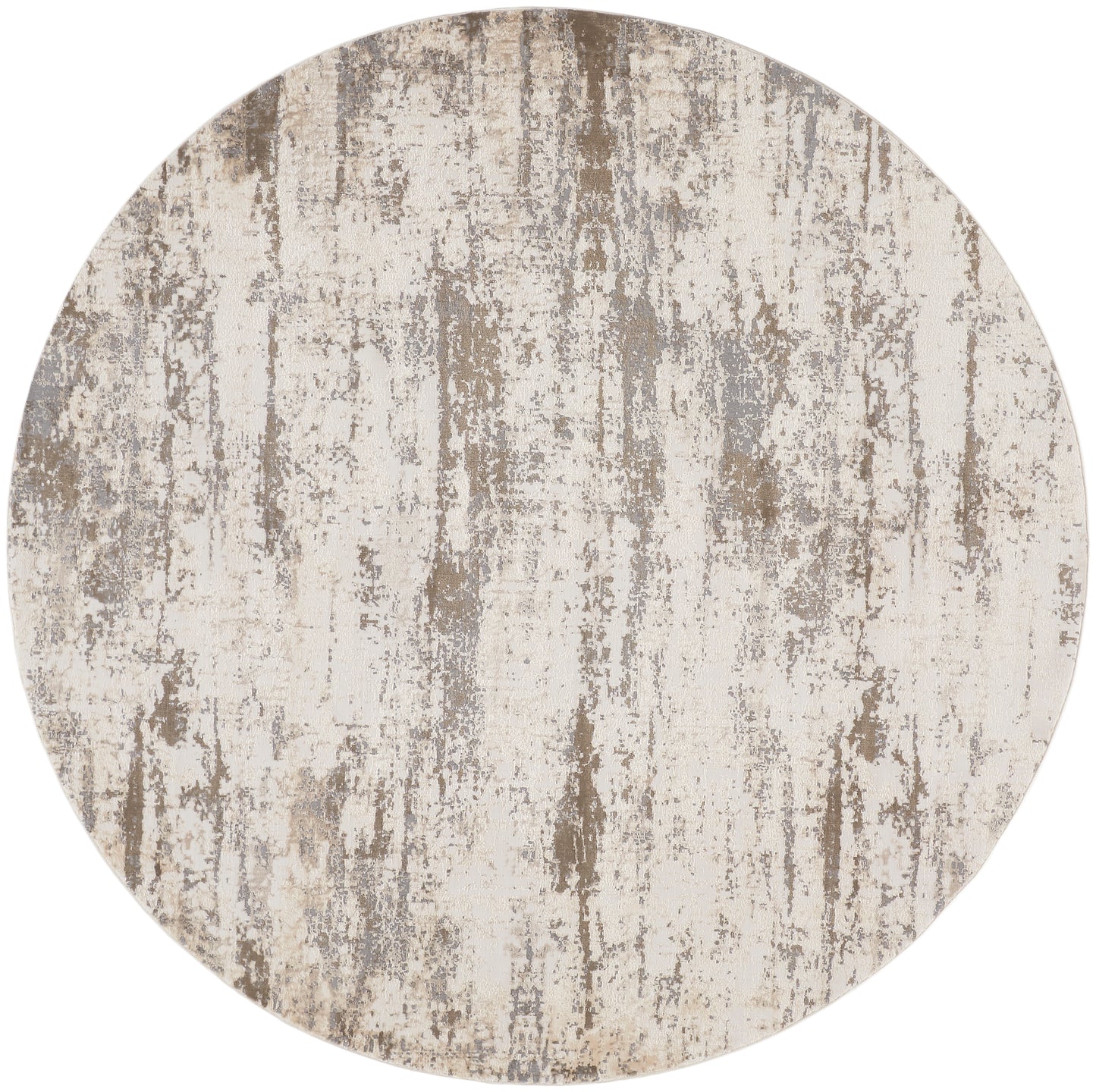 Parker Transitional Abstract, Ivory/Brown