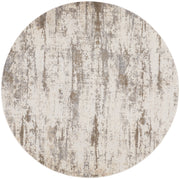 Parker Transitional Abstract, Ivory/Brown