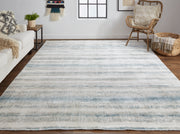 Mackay Transitional Stripes, Gray/Blue/Green