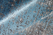 Cadiz Modern Abstract, Blue/Gray/Silver