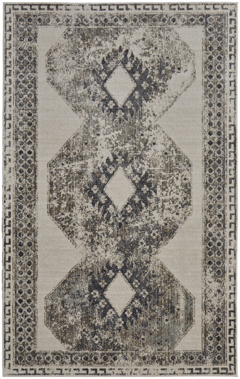 Kano Transitional Distressed, Ivory/Taupe/Gray