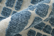 Colton Modern Abstract, Blue/Ivory