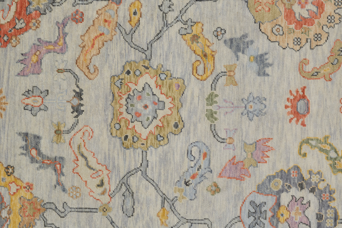 Karina Traditional Persian, Gray/Yellow/Red