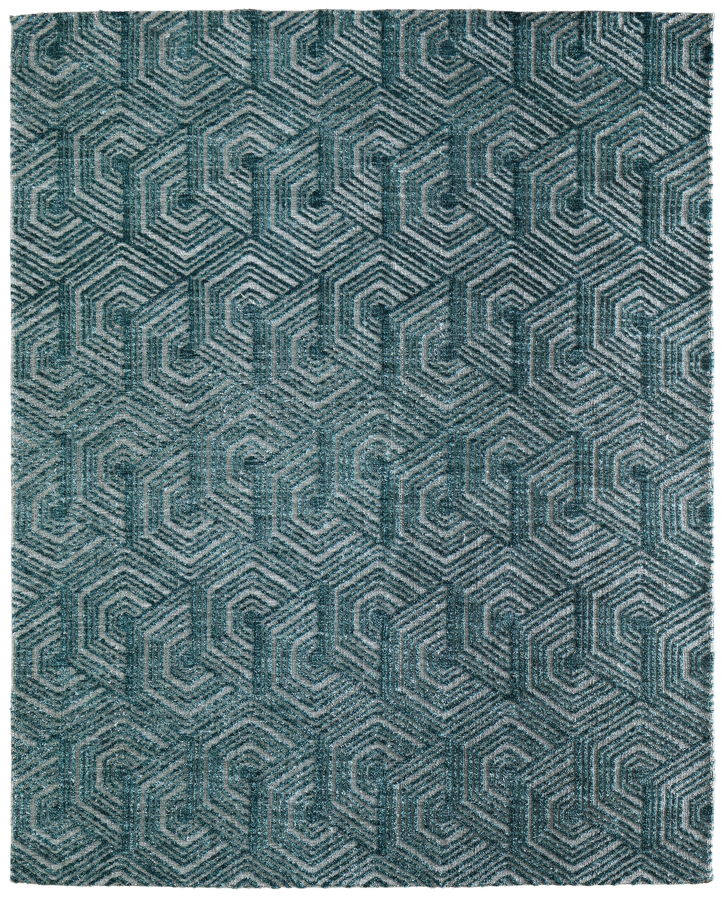 Colton Modern Geometric, Blue